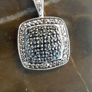 RESERVED 2LUVCAFE ONLY Sterling &Genuine Diamond Pendant